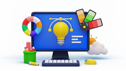 Graphic design service icon