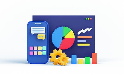 Mobile app development service icon